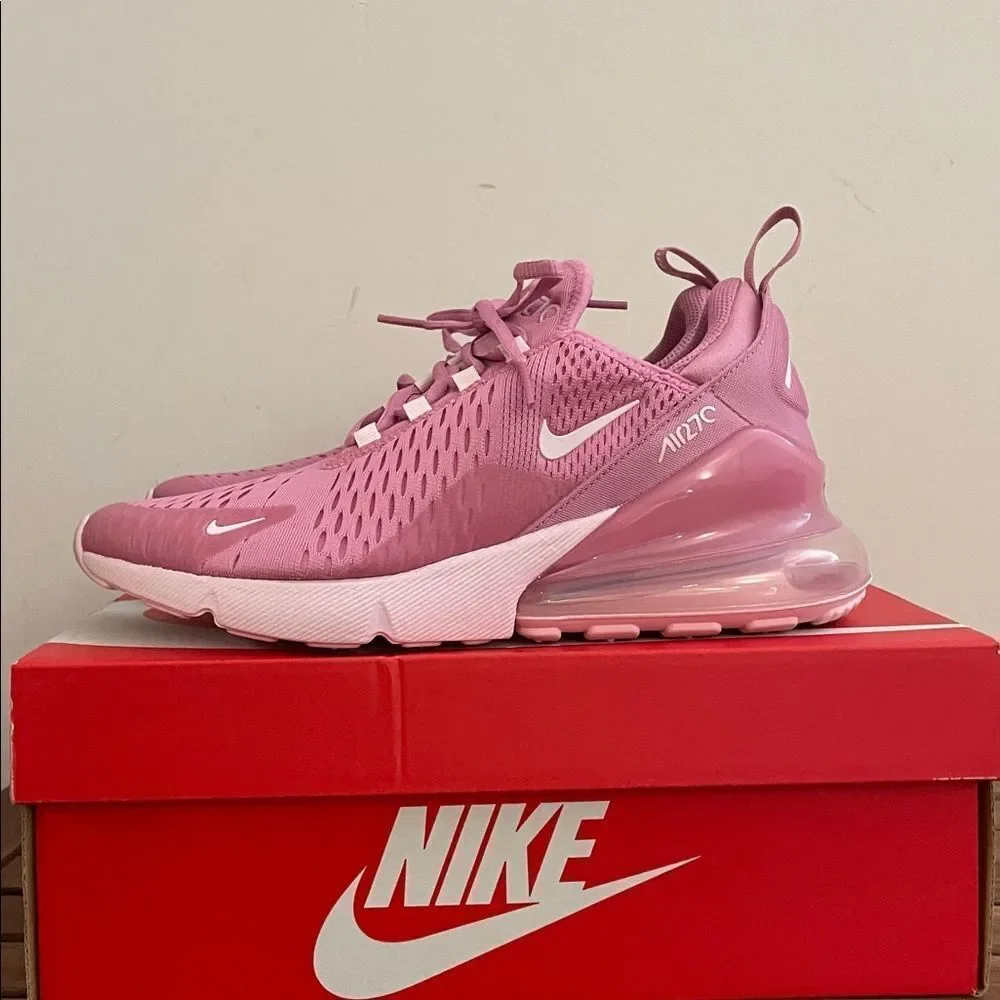 Nike Air Max 270 Magic Flamingo/Pink Foam Women Size 8.5/Kid Size 7(HQ1553-646)